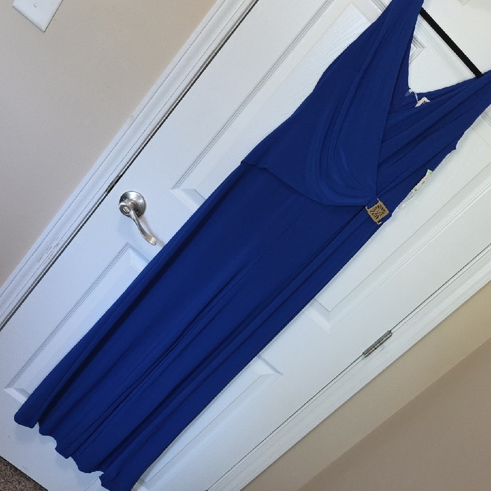 Anne Klein Royal Blue Maxi Dress